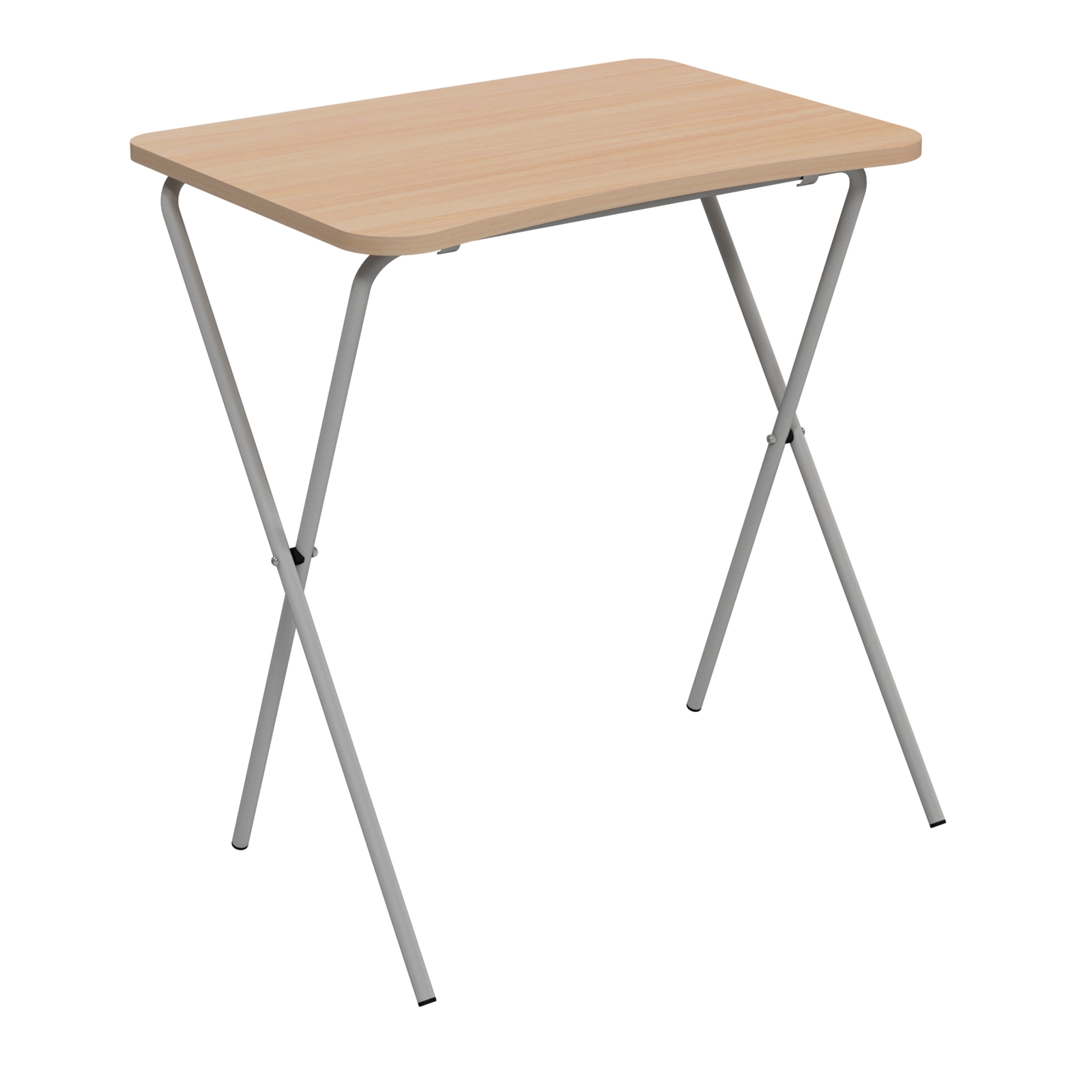 Стіл розкладний з накладної стільниці ергономічної форми та металевого каркаса, АЛМАНТ, 700х500х760 мм.